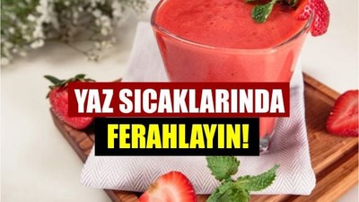 Çilekli Buzlu İçecek (Frozen) Tarifi