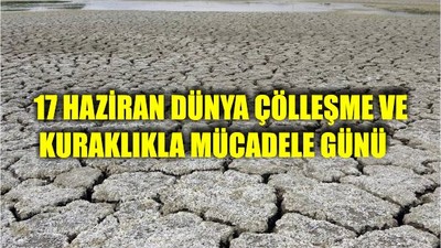 17 Haziran Dünya Çölleşme ve Kuraklıkla Mücadele Günü