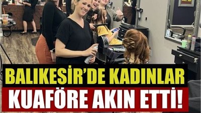 Balıkesir’de Kuaförlerde Bayram Yoğunluğu Başladı