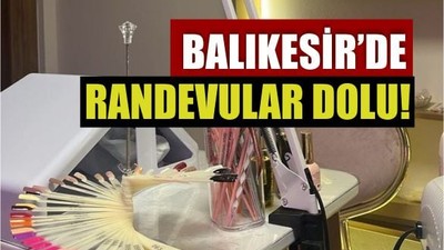 Balıkesir'de Protez Tırnaklara Bayram İlgisi