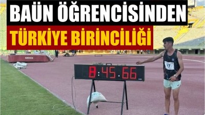 BAÜN’lü Cuma Özcan Türkiye Şampiyonu Oldu