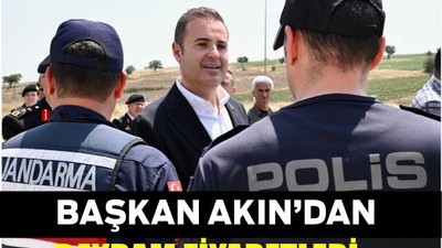 Ahmet Akın, bayram namazını Zağnos Paşa Cami’nde kıldı