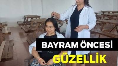 Edremit’te Bayram Öncesi Güzellik Kırsala Taşındı