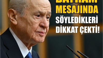 Bahçeli'den Mesaj: “Terörsüz Türkiye, Ebedi Bayramımız”