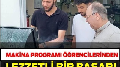 Makine Programı Öğrencilerinden Lezzetli Bir Başarı