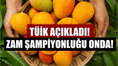Tropikal Meyveler Zam Şampiyonu