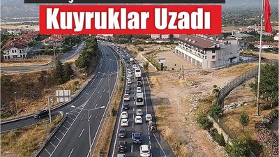 Bayram Tatili Sonrası Yollarda Dönüş Yoğunluğu