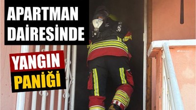 Edremit’te Apartman Dairesinde Yangın Paniği