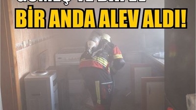 Gömeç'te Bir Ev Kül Olmaktan Son Anda Kurtarıldı!