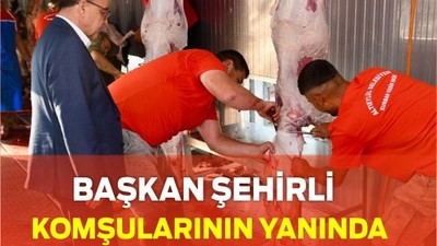 Başkan Şehirli Komşularının Yanında