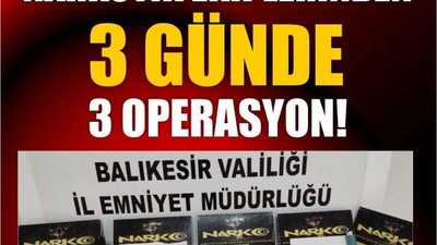 Balıkesir’de Uyuşturucuya Geçit Yok