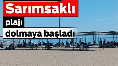 Sarımsaklı Plajı Sabahtan Hareketlendi