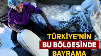 Kurban Bayramı sofraları için yaktılar