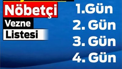 Bayramda Nöbetçi Vezneler | Balıkesir
