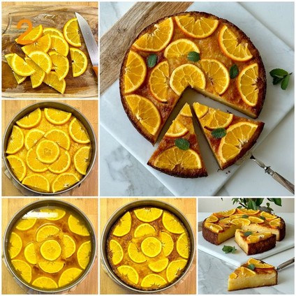 Portokalopita Yapılışı