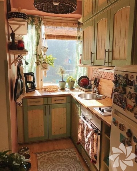 Cottagecore mutfak