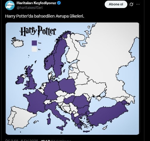 Harry Potter Haritasında Türkiye Var mı? - 3. resim