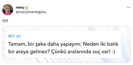 Yapay Zeka'dan Anlamsız Şakalar