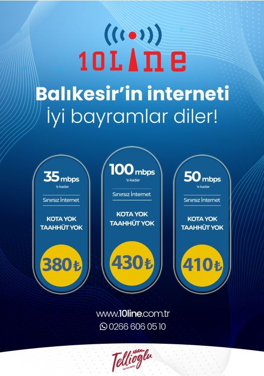 10line’dan Balıkesir’e "İyi Bayramlar"