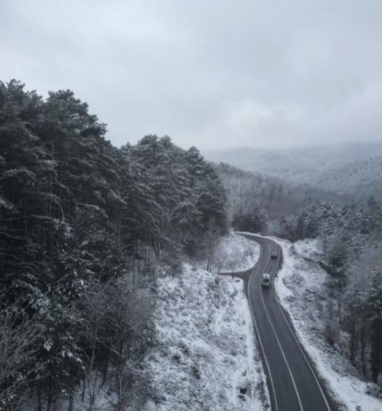 Kazdağları'nda Kar Sonrası Kartpostallık Görüntü