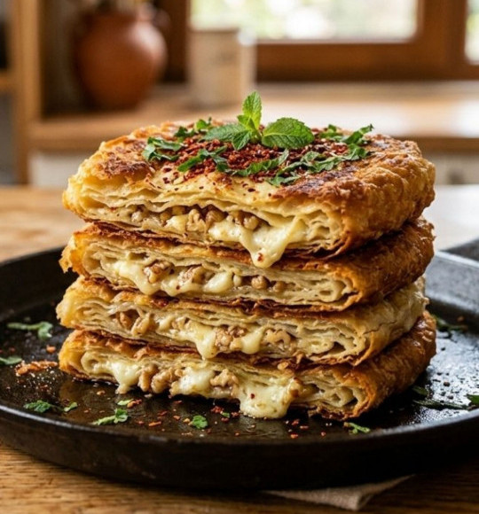 15 Dakikada Pratik Tava Kulesi Börek Tarifi
