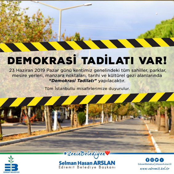 EDREMİT'TE DEMOKRASİ TADİLATI BAŞLIYOR - 1. resim