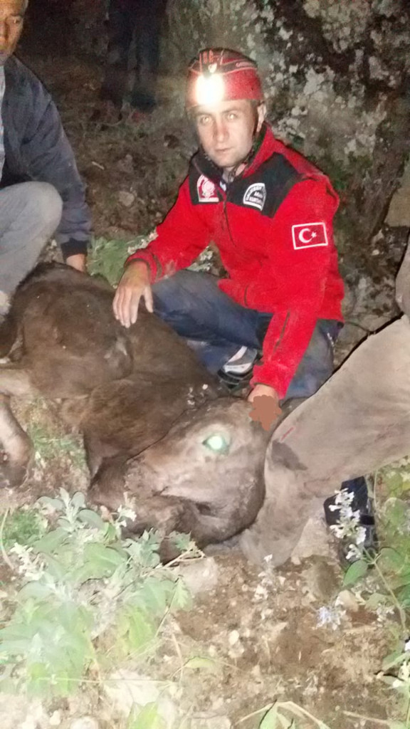 DURSUNBEY'DE KURTARMA OPERASYONU - 1. resim