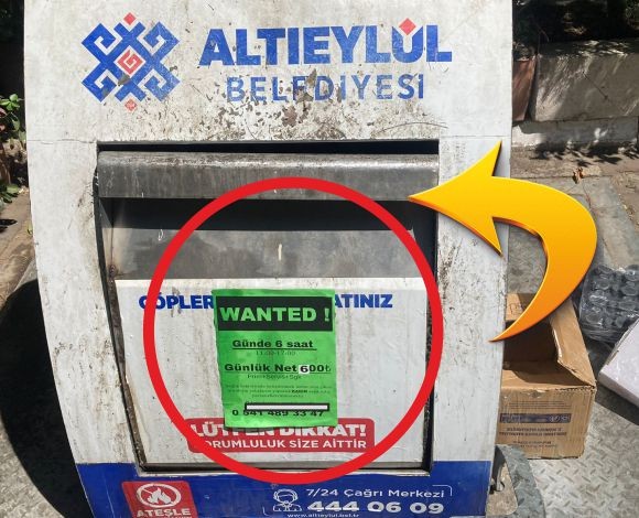 İşçiler Balıkesir'de Çöpte Aranıyor