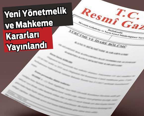 30 Nisan 2025 Resmî Gazete Kararları