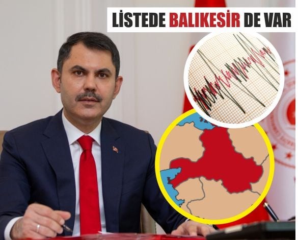 Balıkesir De Listede! Bakan Kurum’dan Deprem Mesajı