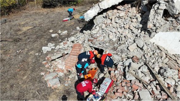 Balıkesir'de UMKE'den 7.2 Deprem Tatbikatı