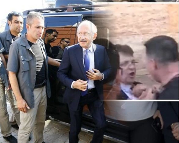 Kılıçdaroğlu'nun korumaları Selman Hasan Arslan'ı tartakladı!