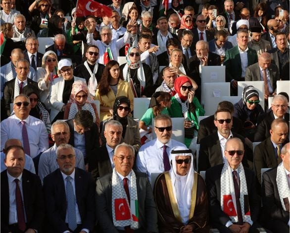 Cumhurbaşkanı "Yüreklerimizin Yangınını Cümle Aleme Haykıracağız" dedi