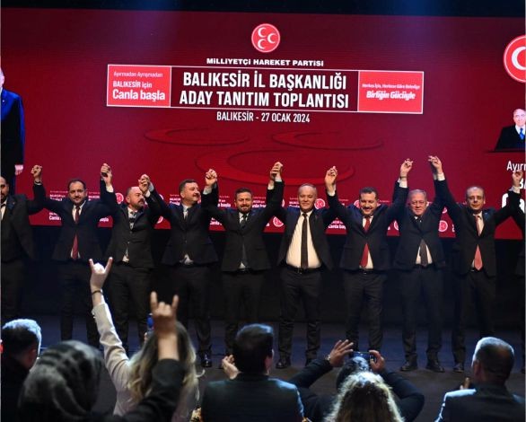 BALIKESİR MHP İl Başkanlığı aday tanıtım toplantısı gerçekleştirdi.