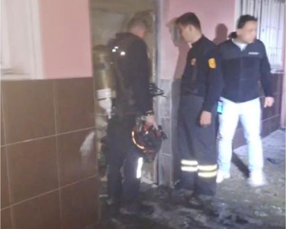 Şarjda bırakılan elektrikli bisiklet patladı