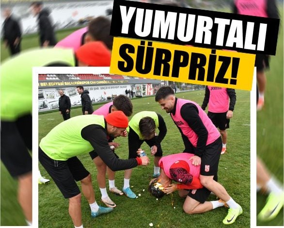 Balıkesirspor Oyuncusuna Yumurtalı Sürpriz