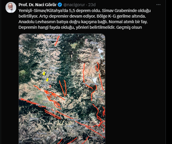 Prof. Dr. Naci Görür’den Deprem Açıklaması: “Bölge Gerilme Altında” - 2. resim