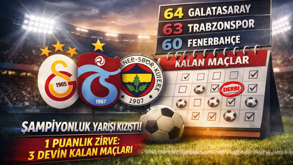 Süper Lig’de Şampiyonluk Yarışı: 3 Dev Takım Son Virajda