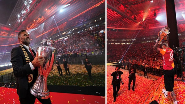 Galatasaray Taraftarlarla RAMS Park’ta Şampiyonluk Kutladı