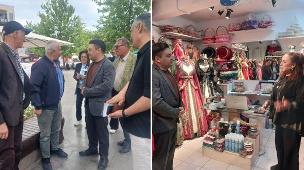 Başkan Tekin Esnafın ve Emeklinin Sesini Çarşıda Dinledi