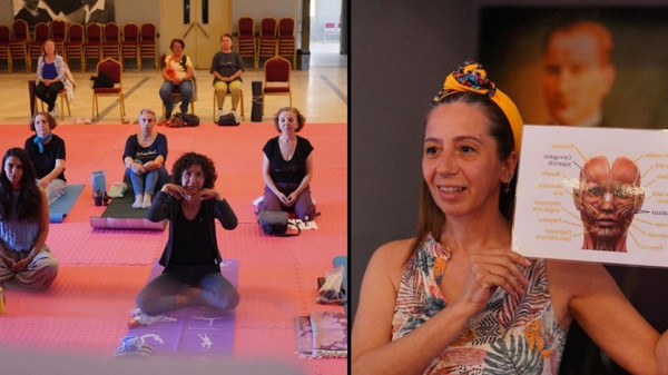 Balıkesir'de Kadınlardan Yüz Yoga Buluşması