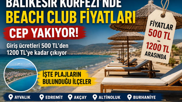 Balıkesir Körfezde Plaj Fiyatları 2026: Ücretsiz Plaj Var mı? En pahalı plaj neresi?
