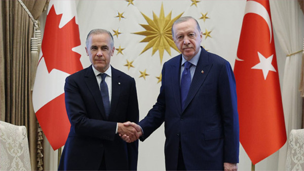 Cumhurbaşkanı Erdoğan, Kanada Başbakanı Carney ile görüştü
