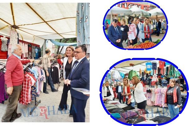 Çarşamba Pazarı'nda Stant Çalışması