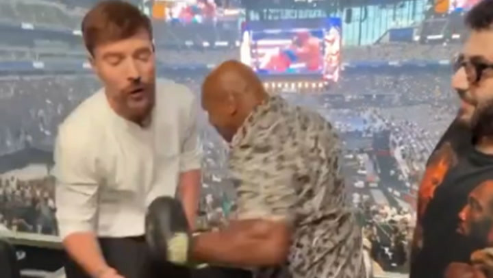 Mike Tyson, MrBeast’i Tek Yumrukta Yere Yıktı