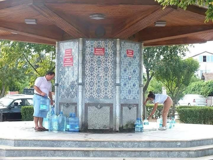 Tatlısu Çeşmeleri Kurudu! Sadece 4 Noktadan Su Akacak