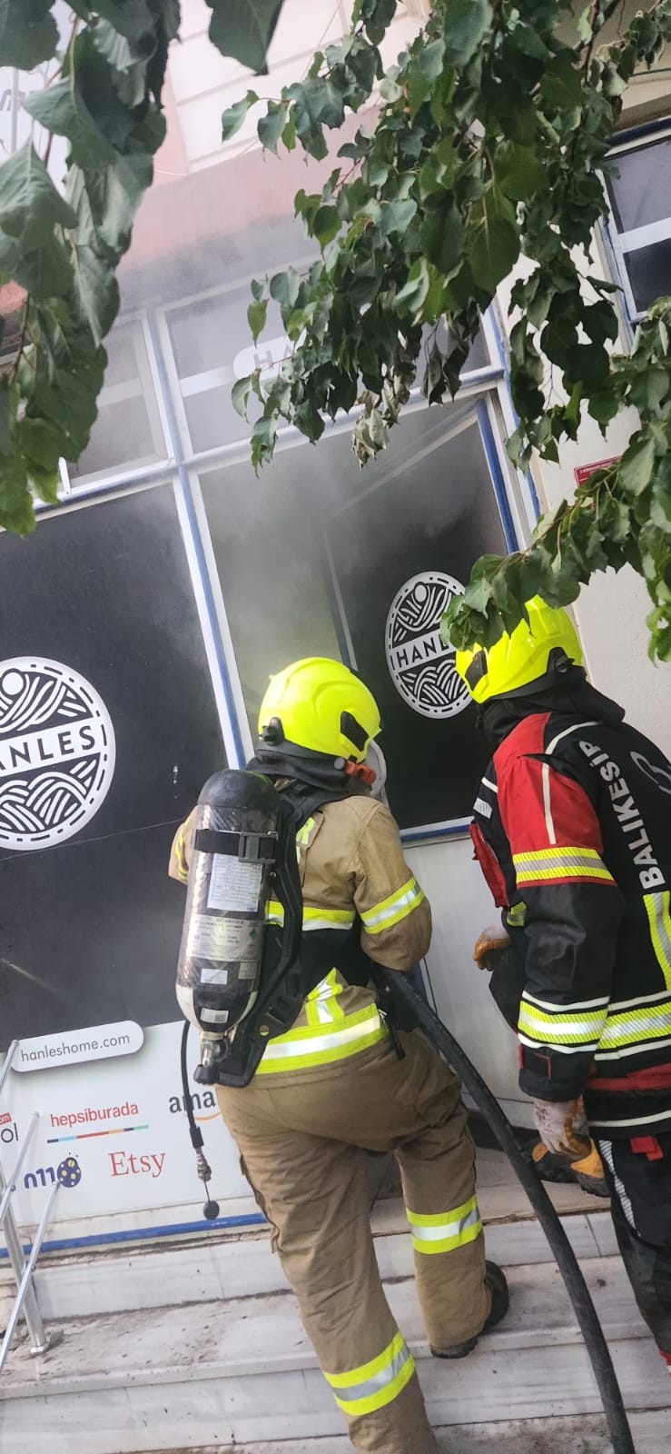 2. Gündoğan Mahallesi'ndeki Yangın Korkuttu