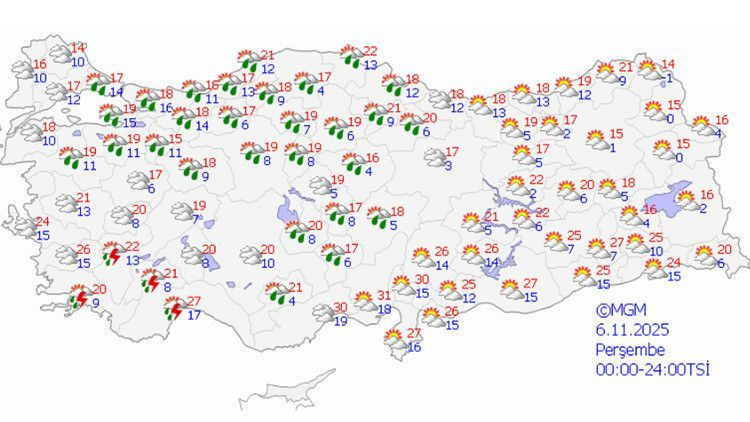 Balıkesir’e kuvvetli sağanak mı geliyor? Meteoroloji kritik tarihi açıkladı: 30 il alarmda! | İşte yağış beklenen yerler - Resim: 7
