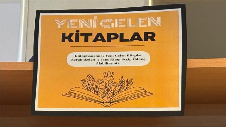 Kütüphaneye Yeni Gelen Kitaplar Bu Rafta