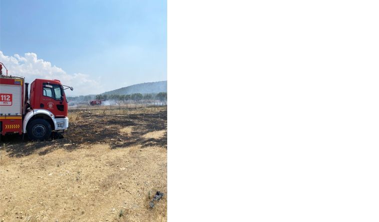 Burhaniye'de Yangın